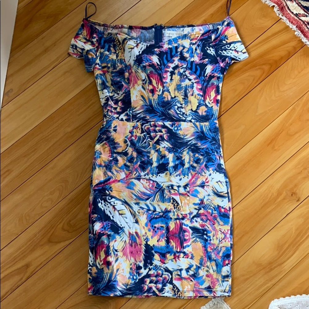 Floral Off the Shoulder Dress